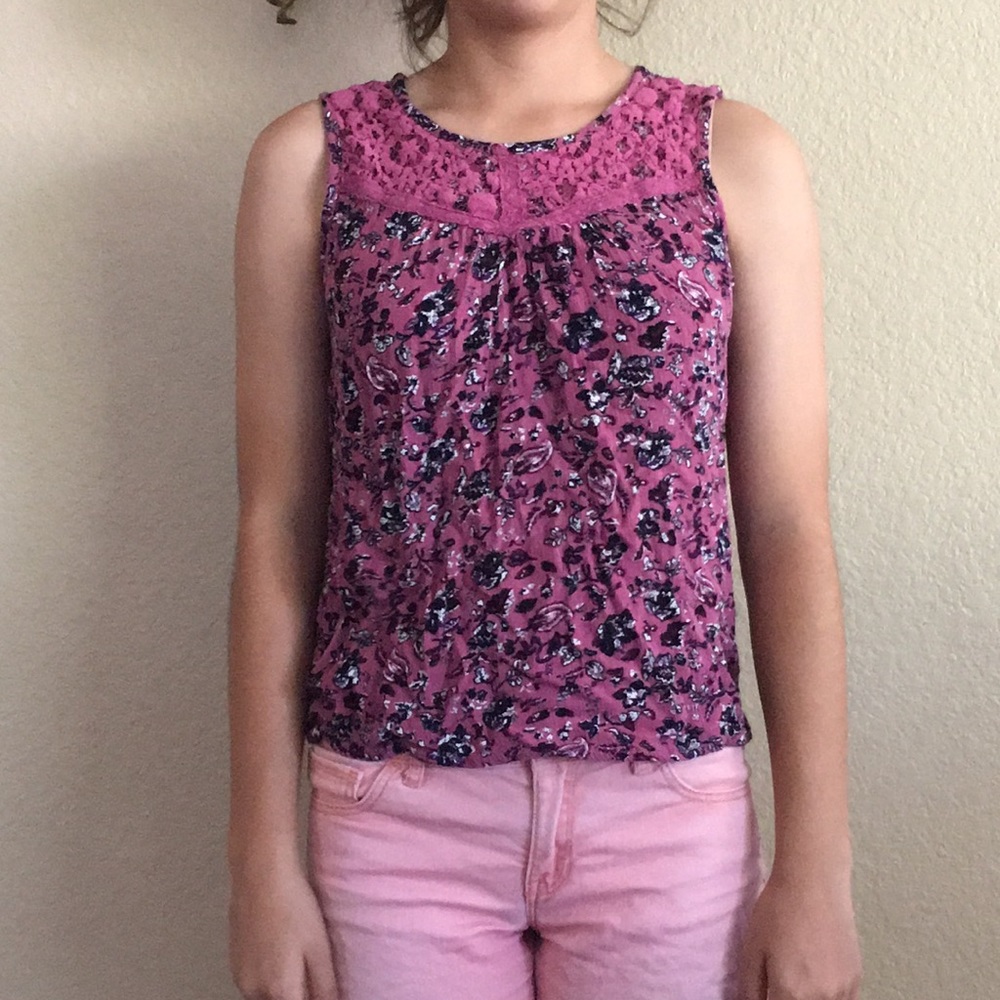 Super cute girls formal tank top